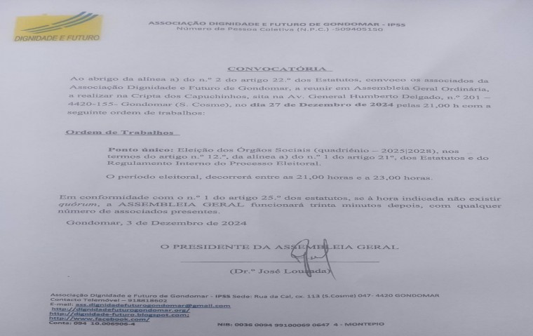 Convocatória Ato Eleitoral